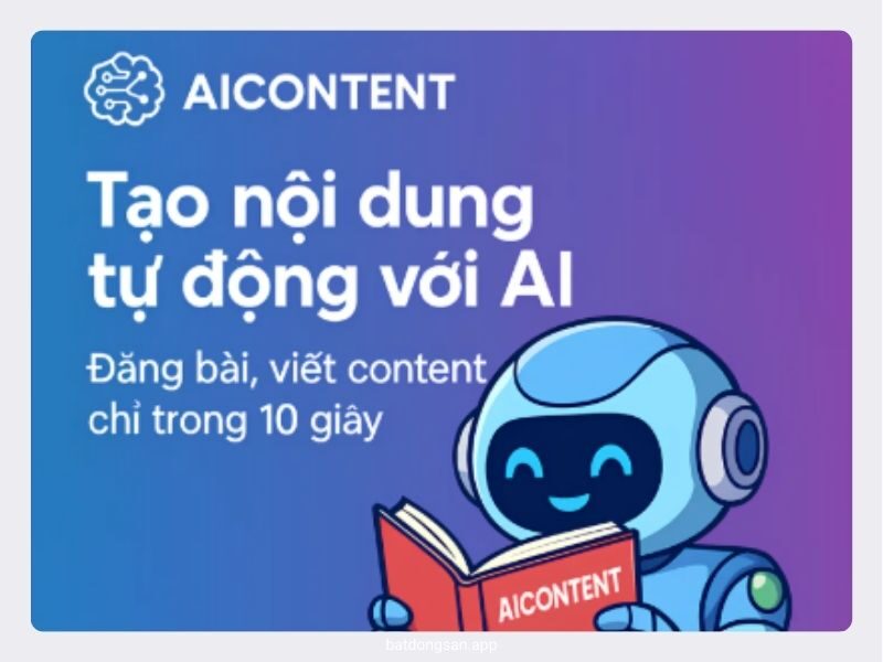 AIContent – Công cụ tạo content tự động bằng AI cho MXH, Web, Blog, Email